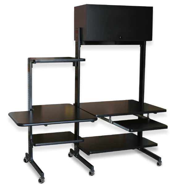 OmniBus OB723672  - black with flipper cabinet