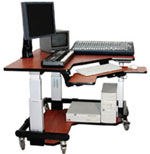 Corner Single Tier STC4848_2424 w/ mixer