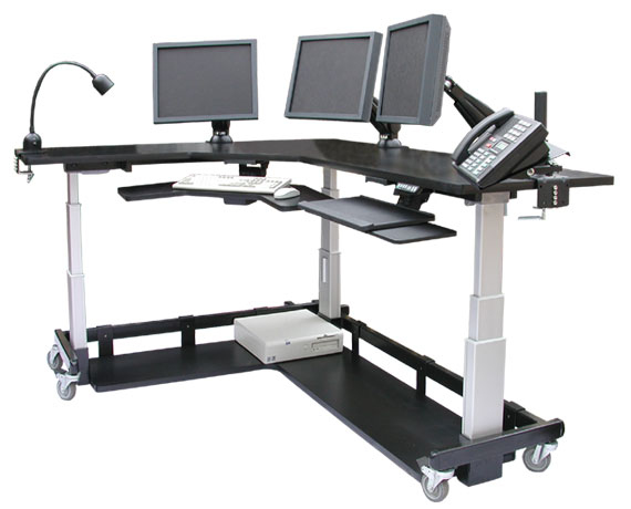 Corner Single Tier STC8460_3030 black